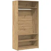 vidaXL Armoire Artisan-Chêne 100x50x200 cm Bois composite