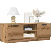 vidaXL Armoire TV Artisan-Chêne 102x35x36,5 cm Bois composite