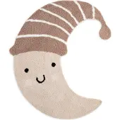 Babys Only Tapis lune Heaven clay/warm linen - 109x90 cm