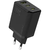 Dudao A29EU Adapter 65Watt 2xUSB-C 1xUSB-A Sort