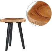 vidaXL Table basse 40 x 45 cm teck massif