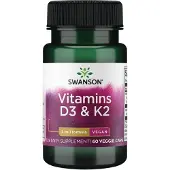Swanson Health Vitamines D3 & K2
