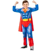 Rubies Superman Padded Suit W Cape-() Custom 98-104 Cm Multicolore Enfants