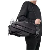 Wozinsky Sacoche de vélo 14 l avec poches latérales extensibles