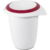 Westmark Pot à fouet/agitateur avec couvercle plastique 1 l rouge