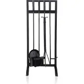 Relaxdays Ensemble de 5 outils pour cheminée