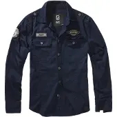 Brandit Chemise 'Luis' marine / gris