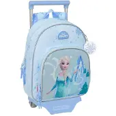 Safta Frozen Sac à dos à roulettes 10 l Bleu Enfants Bleu Taille unique