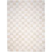 FRAAI Tapis rétro | Gambit Crème/Blanc | 80x150cm | Blanc | Rectangulaire | Tapis