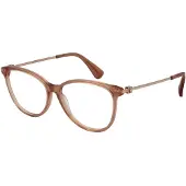 Max mara Lunettes de soleil femme - - Ronde - Beige/Autre - Synthétique - Style décontracté - Pont 14 mm - Bras 140 mm