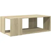 vidaXL Table basse en chêne soona 89,5x48x30 cm Matériau dérivé du bois