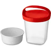 Koziol BUDDY Boîte à goûter avec couvercle - 0,5 l -rouge