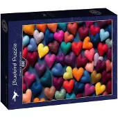 Bluebird Puzzle Puzzle Coeurs Multicolores - 500 à 999 pièces