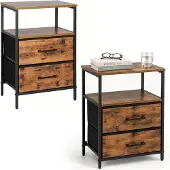 Relaxdays table de nuit (38 x 28 x 61 cm)