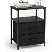 Relaxdays table de nuit (38 x 28 x 61 cm)