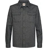 Petrol Industries Chemise gris chiné