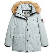 Superdry Everest Faux Fur Parka Beige 2XS Femme