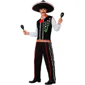 Atosa Mariachi Suit Costume Vert M-L Enfants