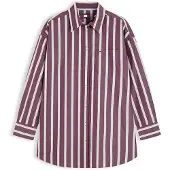 Tommy Hilfiger Chemisier 'ESSENTIAL' aqua / mûre / blanc