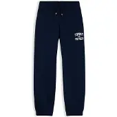 Tommy Hilfiger Pantalon 'Brand Love' bleu nuit / blanc