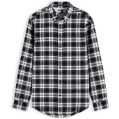 Tommy Hilfiger Dm0dm23528 Long Sleeve Shirt Noir,Gris 2XL Homme
