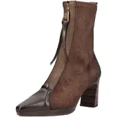 Hispanitas pour femme. HI265085 Bottines en cuir Bangkok marron (39), 3 à 5 cm, Fermeture éclair, Casuel