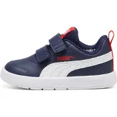Puma Baskets 'Courtflex V3' bleu marine / rouge / blanc