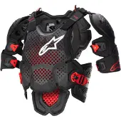 Alpinestars Protection De Poitrine Complète A-10 V2 Anthracite Black Red, Taille: M/L