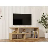 Skye Decor , Cafu- Cafu PUQ, Saphir, Armoires TV, 40x100x29,6 cm, 100% panneau de particules mélaminé