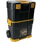 vidaXL Mallette à outils sur roulettes 460x280x677 mm PP
