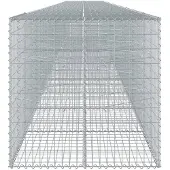 vidaXL Gabion avec couvercle 1200x100x100 cm Fer galvanisé