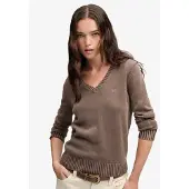 Superdry Pull à Col En V Washed Jumper