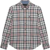 Superdry Chemise bleu foncé / orange / rouge carmin / blanc