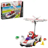 LEGO Super Mario Mario Kart – Shy Guy et P-Wing, kit de construction, à partir de 7 ans, plastique, 249 pièces, 352 g