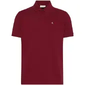 Calvin Klein Jeans Polo Polo Jeans Monogram manga corta rojo oscuro pour Uni