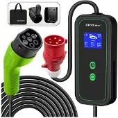 Qoltec Mobiles EV-Ladegerät (Type 2, 32 A, 11 kW)
