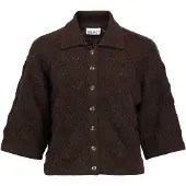 Object Kaisa Flora Cardigan Marron XS Femme