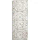 FRAAI Tapis de couloir lavable | Domingo Oriental Blanc | 80x300cm | Blanc | Tapis de couloir | Tapis