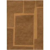 Studio Clarice Tapis en laine – Judith Pebble Marron | 200x290cm | Marron | Laine | Rectangulaire