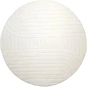 FRAAI Tapis scandinave rond | Charm Arches Blanc | Ø 200cm | Blanc | Rond | Tapis