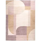 FRAAI Tapis d'extérieur abstrait | Groovy Shapes Pastel | 200x290cm | Multicolore | Rectangulaire | Tapis d'extérieur