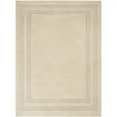 Studio Clarice Tapis en laine – Judith Border Greige | 230x330cm | Gris | Rectangulaire | Tapis