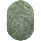 NATURL. Tapis shaggy ovale | Blaze Vert | 160x230cm | Vert | Synthétique | Ovale