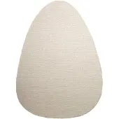 NATURL. Tapis de forme irrégulière | Bliss Crème/Blanc | 200x290cm | Blanc | Forme libre | Tapis