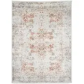FRAAI Tapis lavable | Nova Medallion Gris Clair | 200x290cm | Gris | Rectangulaire | Tapis