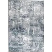 FRAAI Tapis moderne | Strength Gris/Vert | 200x290cm | Gris | Coton | Rectangulaire