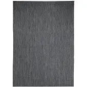 FRAAI Tapis d'extérieur | Malta Arrow Noir | 200x290cm | Noir | Rectangulaire | Tapis d'extérieur