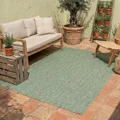 NATURL. Tapis d'extérieur | Costa Vert | 240x330cm | Vert | Rectangulaire | Tapis d'extérieur