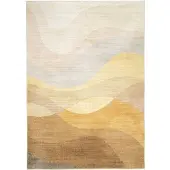 FRAAI Tapis moderne | Field Jaune | 140x200cm | Jaune | Rectangulaire | Tapis