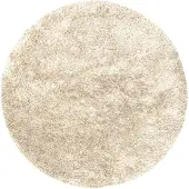 Studio Clarice Tapis rond shaggy | Grace Blanc | Ø 160cm | Blanc | Rond | Tapis
